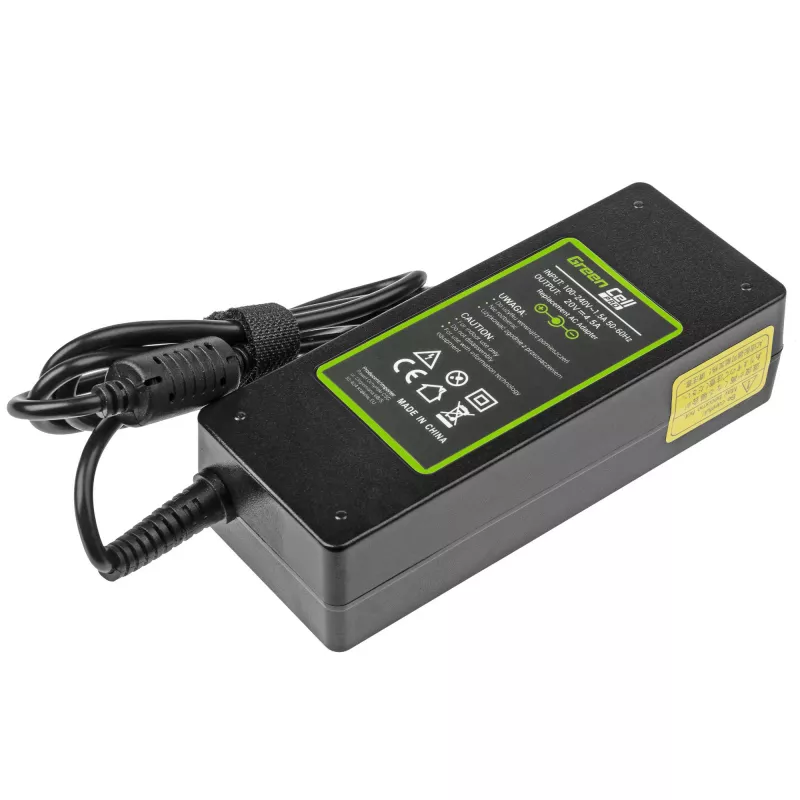 Netzteil Grün Cell AD39AP 90W AC-DC 20V 4,5A für Lenovo (Indoor) Schwarz
