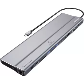 Renkforce Notebook-Dockingstation RF-DKS-902 Geeignet für Marke (Notebook-Dockingstationen): Universal Integrierter Kartenleser (RF-5592404)