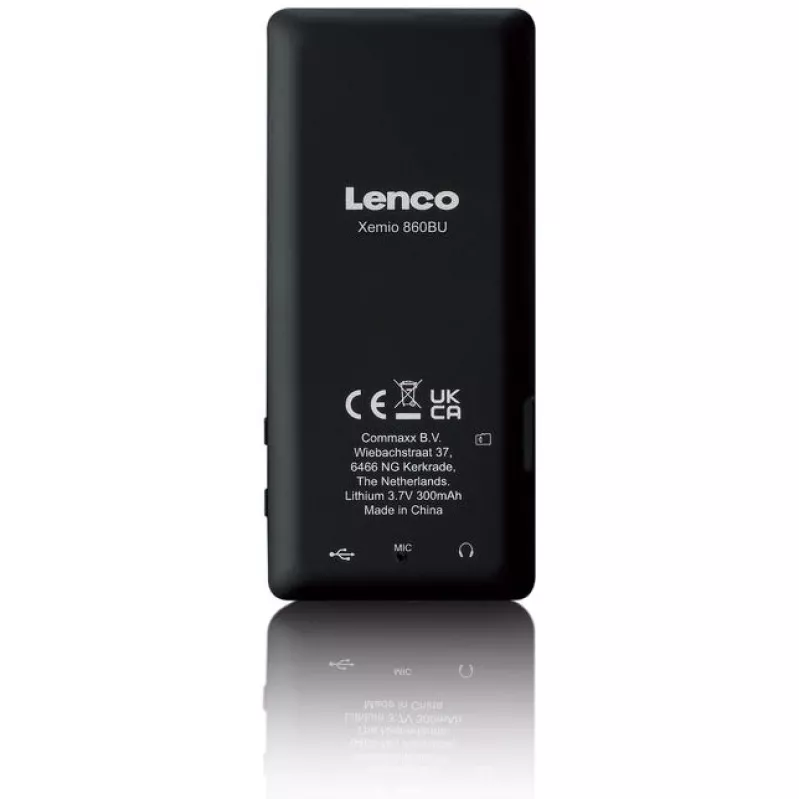 MP3-Player Lenco Xemio-860BU 8 GB Schwarz Blau LCD 18h Wiedergabe