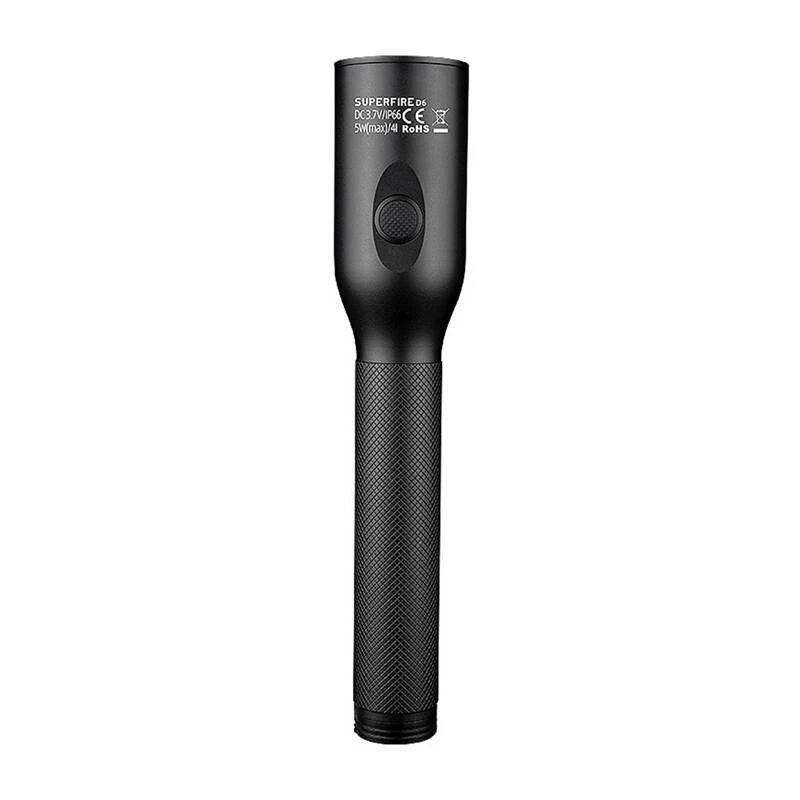 Taschenlampe Superfire D6 wiederaufladbar 1000 Lumen wasserdicht