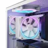 NZXT T120 RGB Prozessor-Luftkühler 12 cm Weiß 1 Stück