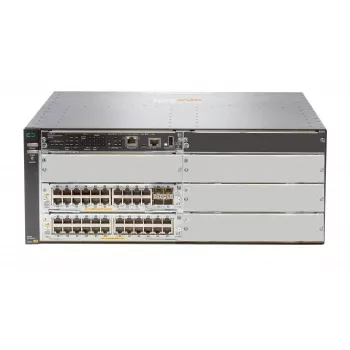 Managed L3 Switch HP HPE 5406R 44GT PoE+ & 4×SFP+ (No PSU) — 44×Gigabit RJ-45, 4×10Gb SFP+, PoE+, 960 Gbit/s, 4U