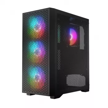 Logic DART PRO ARGB MIDI USB-C PC-Gehäuse Schwarz