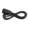 Stromkabel Qoltec 53991 Schwarz 1,2 m C20 C13 Kupplung