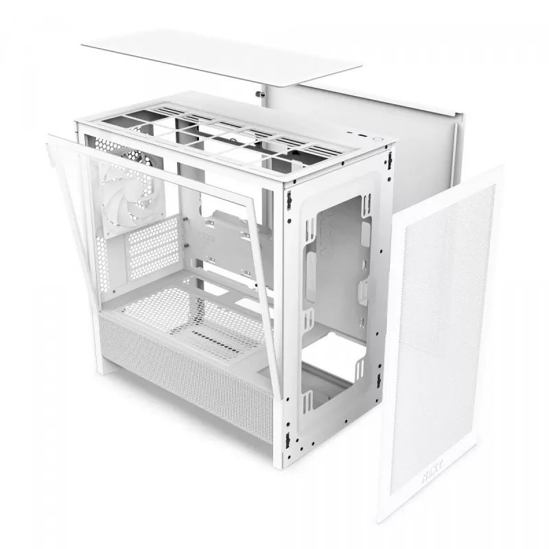 PC-Gehäuse NZXT H9 H3 Flow Midi Tower Weiß
