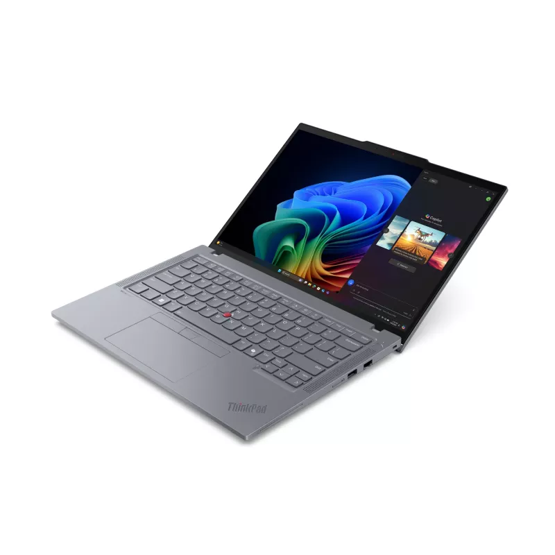 Lenovo ThinkPad T14 Gen 6 Copilot+ Ryzen™ AI 5 PRO 340 256GB SSD 16GB 14 WUXGA (1920x1200) IPS WIN11 Pro GREY Hintergrundbeleuchtete Tastatur FP Reader 1YW