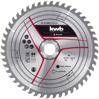 KWB Kreissägeblatt HW Ø 254 x 30 mm, 3,2 mm, 48 Zähne