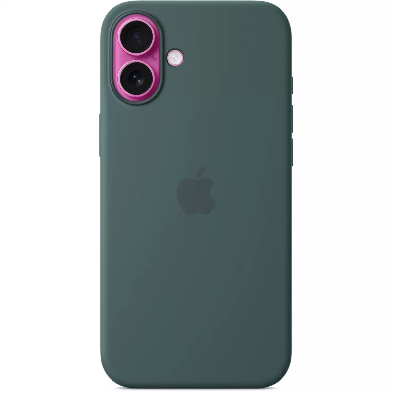 Apple iPhone 16 Plus Silikon Case mit MagSafe – Seegrün