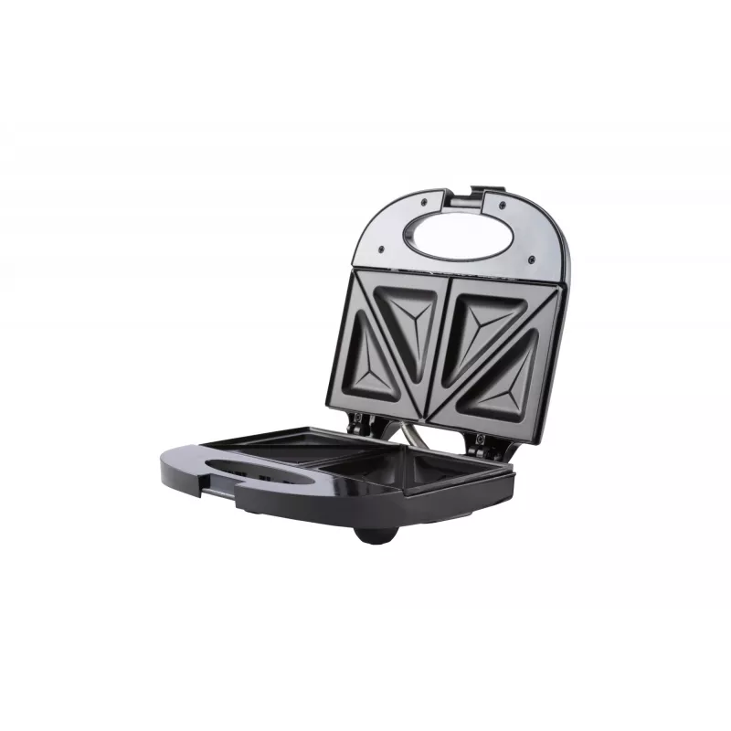 Sandwichmaker Adler AD 3015 750 W Schwarz Silber