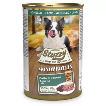 STUZZY Monoprotein Lamm - Nassfutter für Hunde - 400 g