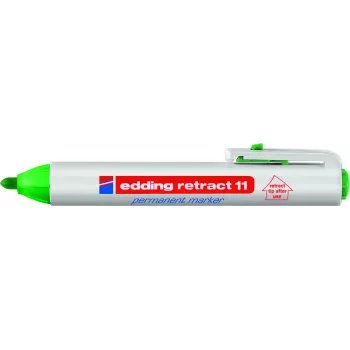 Permanentmarker Edding Retract 11 Grün 10