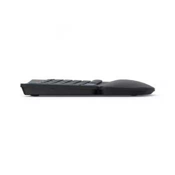 Drahtlose ergonomische Tastatur HAMA WK-900 Schwarz USB, kompaktes Layout, drahtlose Verbindung