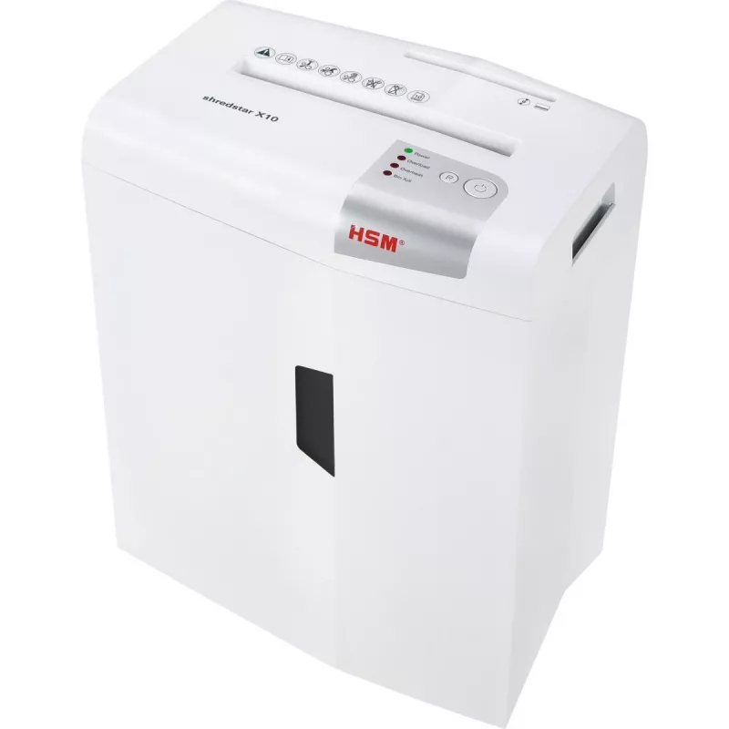 HSM shredstar X10 Aktenvernichter, 4,5 x 30 mm + separater CD-Schneidemechanismus