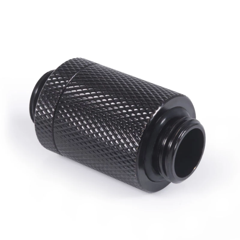 Alphacool ES D-Plug 25,5 mm G1/4 AG auf G1/4 AG - Deep Schwarz (17580)