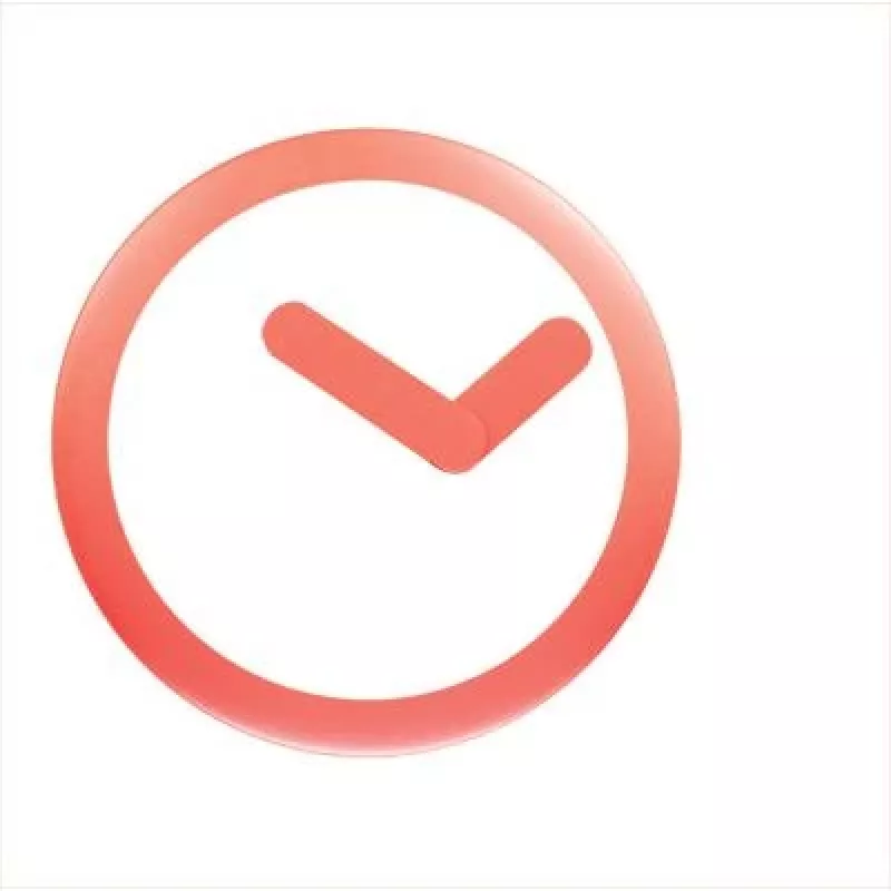 NeXtime klok 2615ro Focus, Ø25 cm, Wanduhr, Weiß/Rot