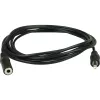 Wentronic Goobay 3,5 mm Klinken-Verlängerungskabel, Schwarz, 3 m – 3,5 mm Klinkenstecker (3-polig, Stereo) > 3,5 mm Klinkenbuchse (3-polig, Stereo) (50432)