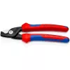 Stromkabelschneider Knipex StepCut Schwarz Blau Rot