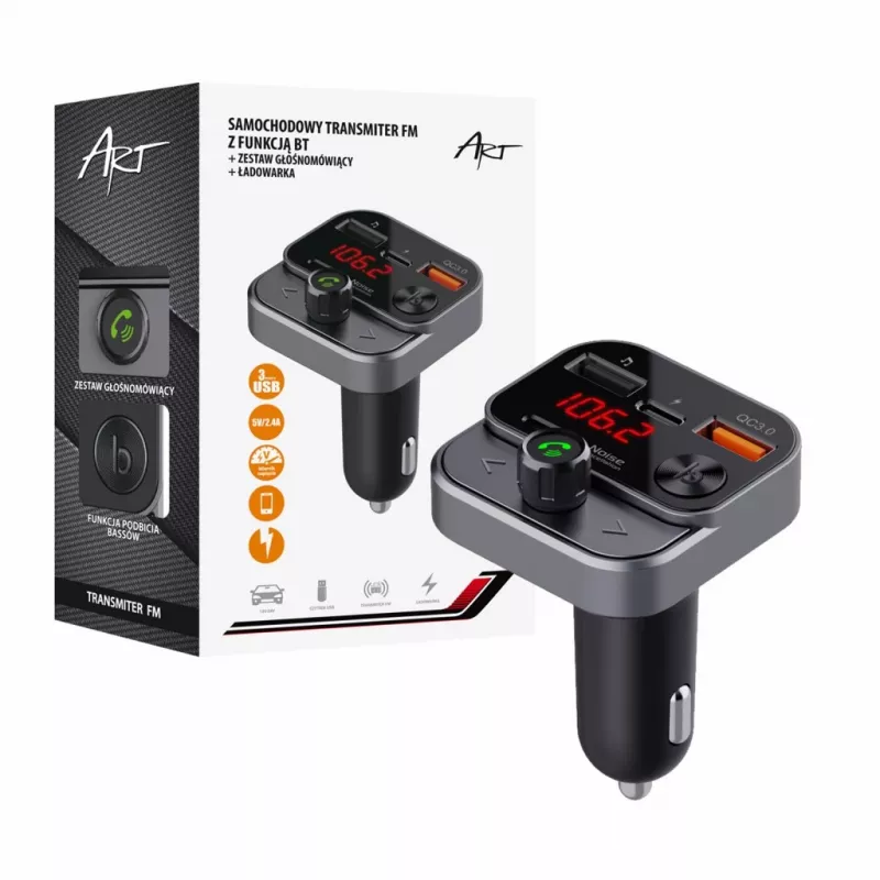 Art MP3TR FM-84B Schwarz