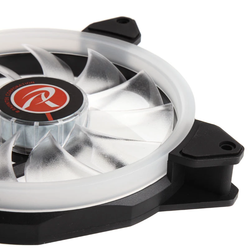 RAIJINTEK IRIS 14 Rainbow RGB-LED-Lüfter 140 mm, 2er-Set mit Controller