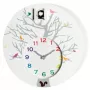 NeXtime Kuckucksuhr 2998wi Cuckoo Round, 30x10 cm, Wand, Weiß