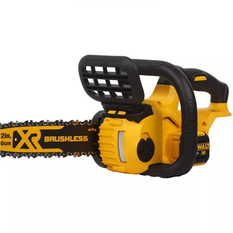 Kettensäge DeWALT DCM565N-XJ — kabellos batteriebetrieben, 30 cm Schwert, 5 Ah Akkukapazität, 0,14 L Öltank