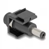 DeLOCK Keystone-Modul DC 5,5 x 2,1 mm Buchse auf Stecker schwarz