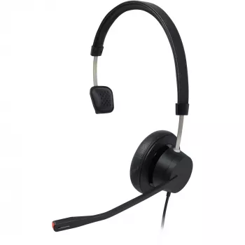 Kabelgebundene Mono-Kopfhörer Plusonic X140_Mono – leichtes On-Ear-Design, hohe Klangqualität