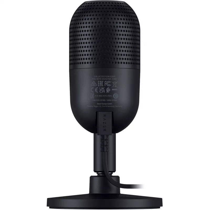 Tischmikrofon Razer Seiren V3 Mini, USB-C, Superniere, 20–20000 Hz, 96 kHz, 24-bit, schwarz