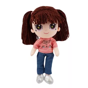 TULILO Weronika Stoffpuppe 33 cm — weiches Stoffspielzeug für fantasievolles Spielen