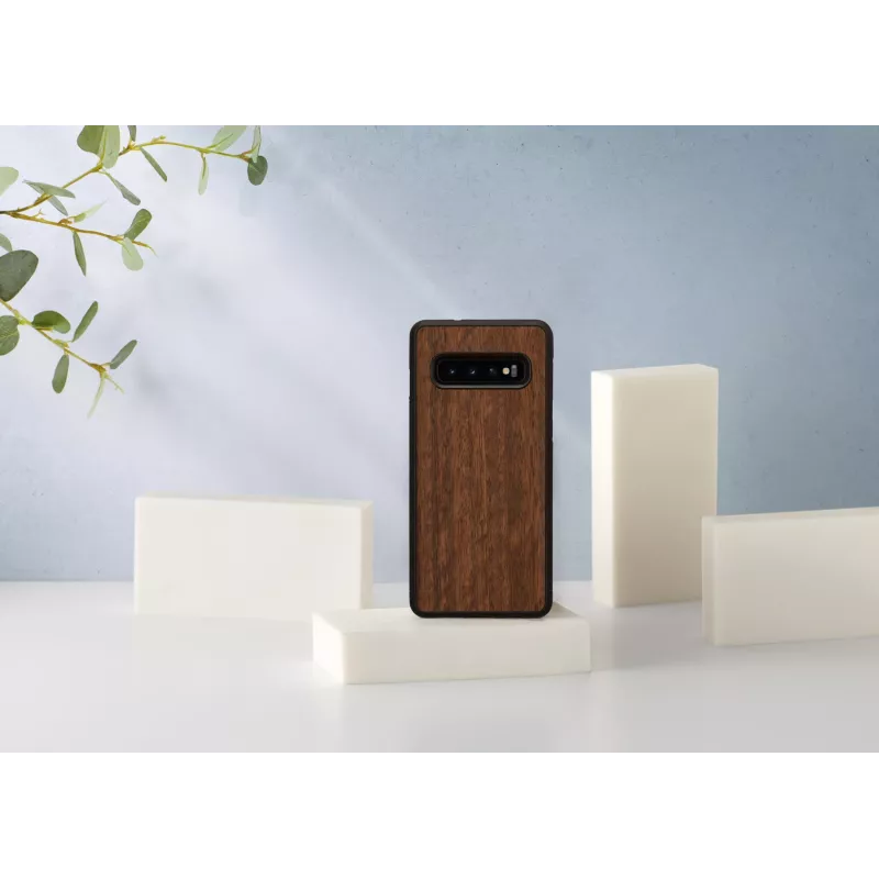 Smartphone-Hülle man and wood für Samsung Galaxy S10, schwarzes Koala-Design, Schutzhülle