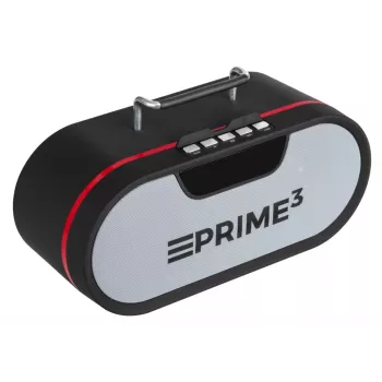 Tragbares Radio PRIME3 APR81 — FM, 12 W RMS, MicroSD, 3600-mAh-Akku, grau