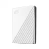 Western Digital WD My Passport 5 TB Weiß USB 3.0 / 2,5 Zoll, 19,15 mm / 256-Bit-Verschlüsselung / WD Backup / Weiß (WDBPKJ0050BWT-WESN)