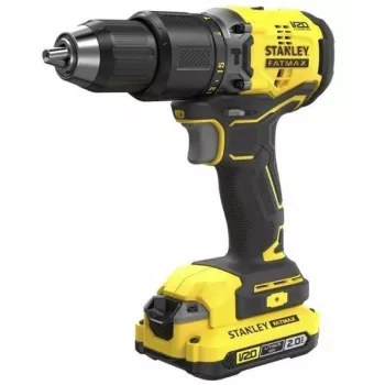 Brushless Drill Driver 18V FATMAX V20 2x2.0Ah Case