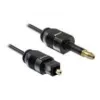 Toslink-Audiokabel DeLOCK 82876 2m Mini-TOSLINK Schwarz