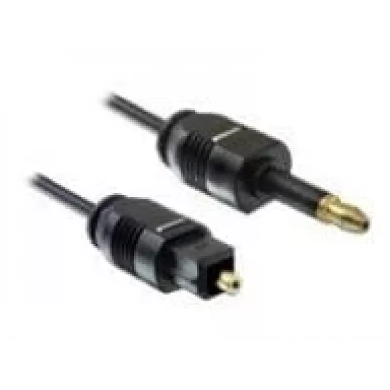 Toslink-Audiokabel DeLOCK 82876 2m Mini-TOSLINK Schwarz