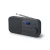 Muse M-109DB tragbares Radio, DAB+/FM PLL, LCD-Display, Wecker, Batterie-/Netzbetrieb, Schwarz