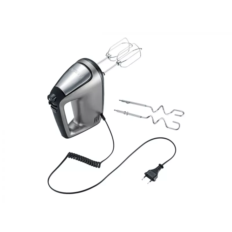 SEVERIN HM 3832 - Handmixer - 400 W - Grau-Metallic/Schwarz/Edelstahl