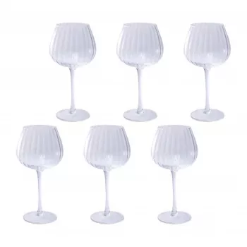 Set mit 6 Trinkgläsern Rose&Tulipani U20177611A00-Z 460 ml