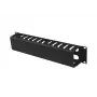 Rack-montierbarer 19-Zoll-2U-Kabelorganizer LANBERG AK-1705-B, schwarz