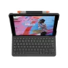 Logitech schlank Folio Grau Bluetooth QWERTZ Schweizer Tastatur für iPad