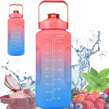 Extralink Motivationsflasche, 2000 ml, Rot-Blau, BUT-994