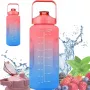 Extralink Motivationsflasche, 2000 ml, Rot-Blau, BUT-994