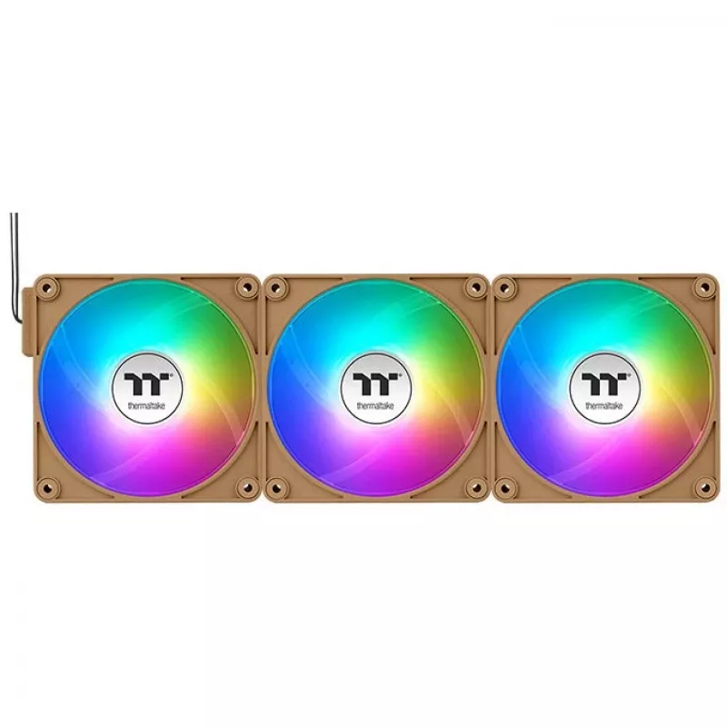 Lüfter Thermaltake CT120 EX Reverse ARGB Sync 12 cm 500–2000 U/min Braun Sand