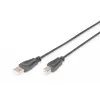 Digitus ASSMANN - USB-Kabel - USB Typ A, 4-polig (M) - USB Typ B, 4-polig (M) - 50 cm (USB/USB 2.0) - Schwarz (AK-300105-005-S)