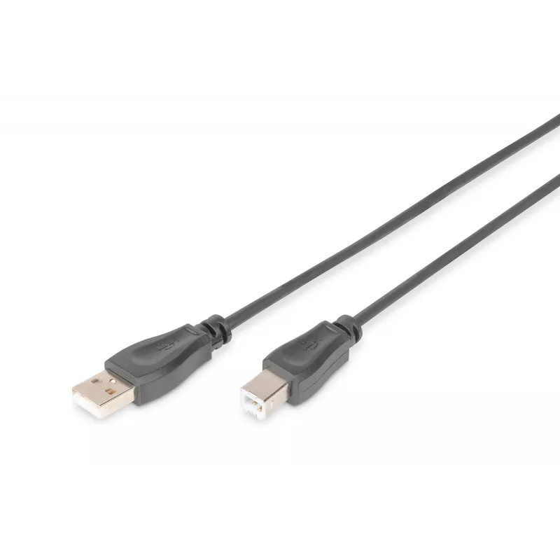 Digitus ASSMANN - USB-Kabel - USB Typ A, 4-polig (M) - USB Typ B, 4-polig (M) - 50 cm (USB/USB 2.0) - Schwarz (AK-300105-005-S)