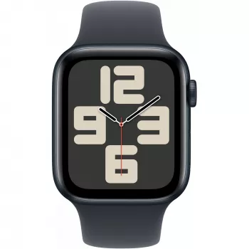 Apple Watch SE GPS + Cellular 44mm Mitternacht Aluminiumgehäuse mit Mitternacht Sportarmband – M/L (MXGM3QF/A)