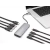 USB-C-Hub DELOCK 64323 — USB 3.2 Gen 2 Type-C-Host, HDMI + 2× USB-A + 2× USB-C, 10 Gbit/s, grau