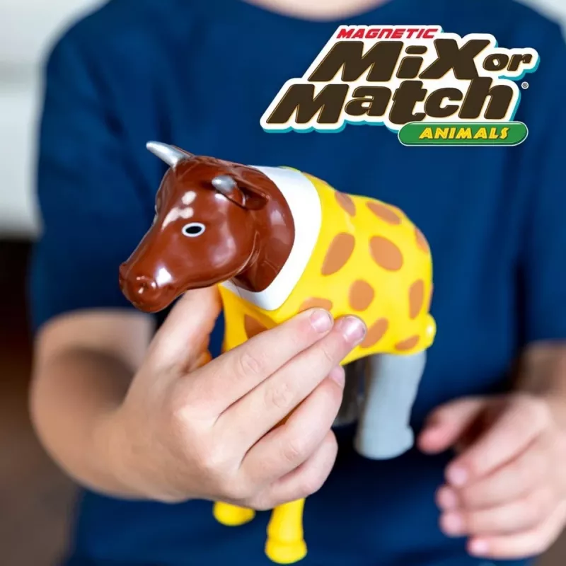 Popular Playthings Magnetic Mix or Match Animals Multicolour