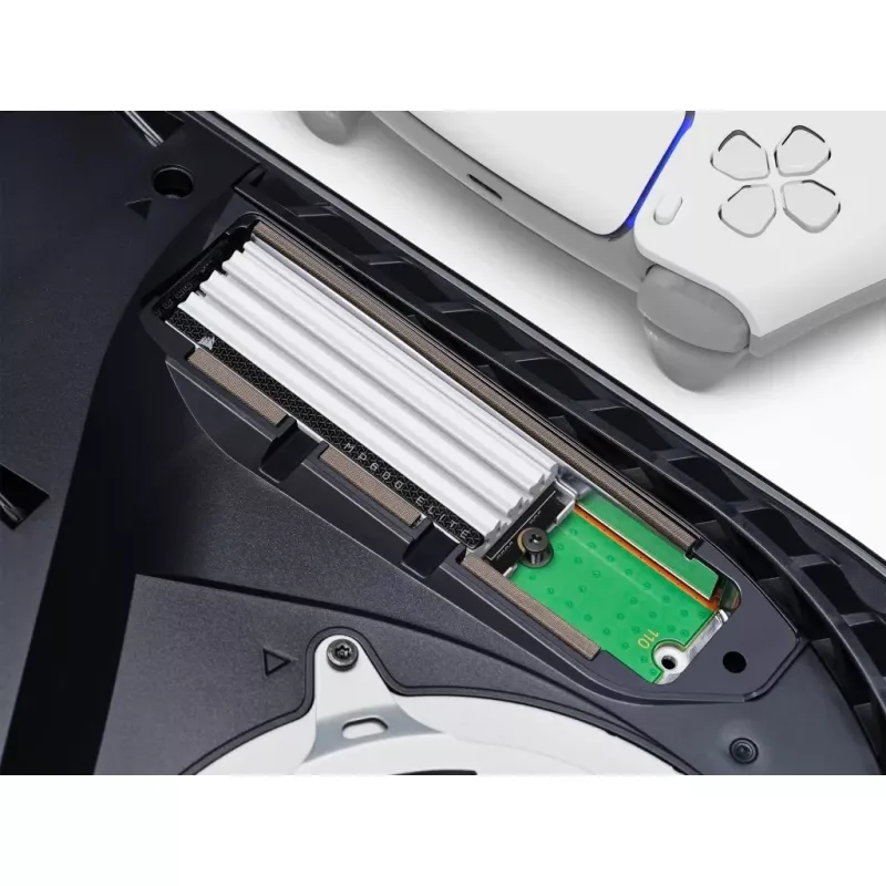 Corsair MP600 ELITE CSSD-F2000GBMP600ECS 2 TB M.2 2280 PCIe 4.0 x4 NVMe-SSD, 3D TLC, für PS5