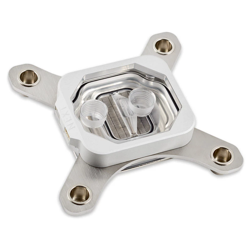 Wasserblock Aqua-Computer 21871 — Acetal/Aluminium-Konstruktion, 94×94×22 mm